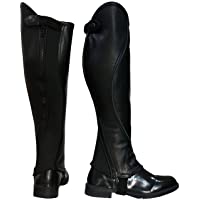 Los mejores  - Riders Trend 10067190 Leather Gaiter Super Grip-Polaina de Piel Natural de 2 Tonos- Unisex Adulto